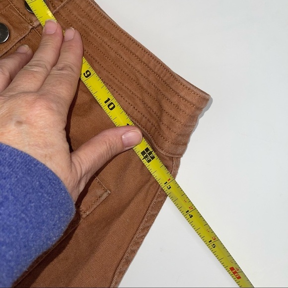 Madewell High-Waist A Line Snap Skirt Brown 00 - Picture 14 of 16